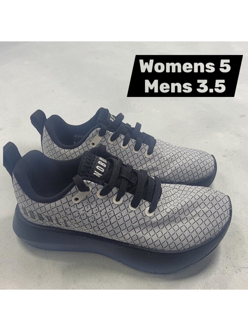 NOBULL Drive Ripstop Shoes Gray & Black,  Size: Women’s 5 Mens 3.5